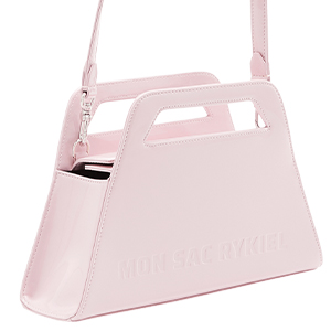The Trapeze Vinyl Bag in Baby Blue